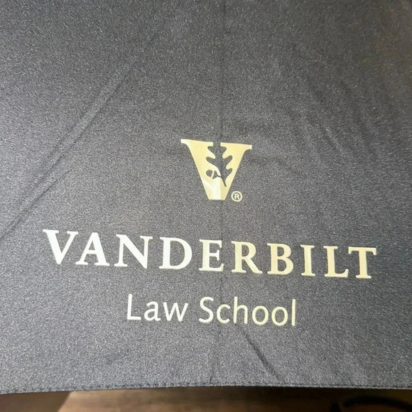 Vanderbilt University Law School of Nashville TN College Black 40” Umbrella - Picture 1 of 17